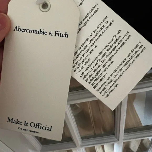 Abercrombie & Fitch Black Strapless Halter-Tie Mini Dress - Picture 4 of 8